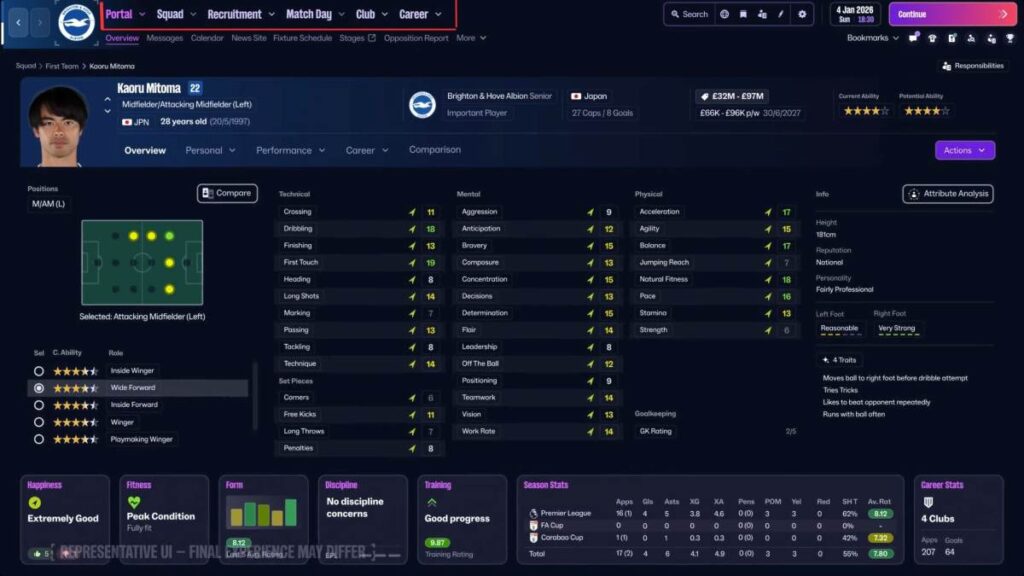 Easter Eggs in Sports Interactive's FM 26 UI Trailer