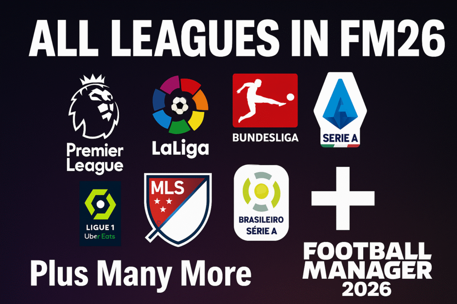 What Leagues Are In Football Manager 26? All the Leagues You Can Play