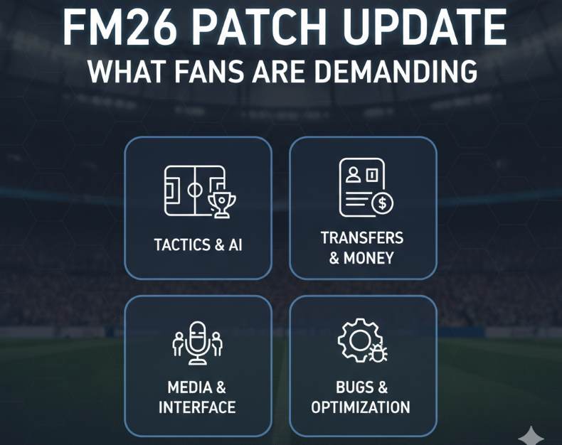 Football Manager 26 New Patch Hotfixes & What Fans Want In the Next FM26 Patch
