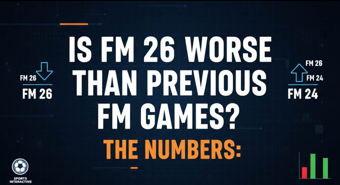 Is Football Manager 26 Worse Than Previous FM Games: According to the Numbers