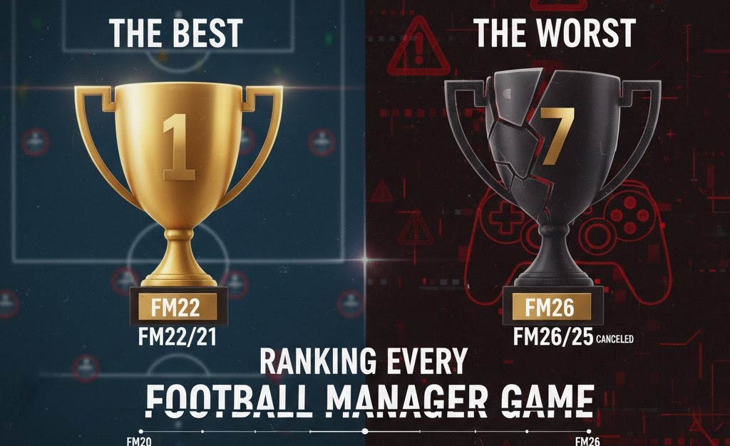 Ranking Every Football Manager Game from FM20 to FM26