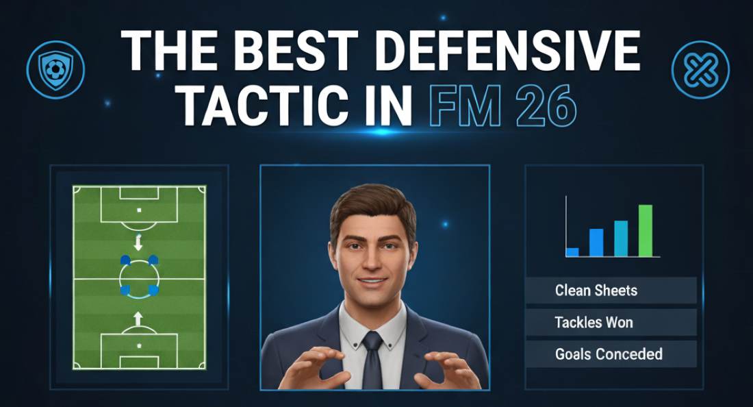 The Best Defensive Tactic In Football Manager 26!