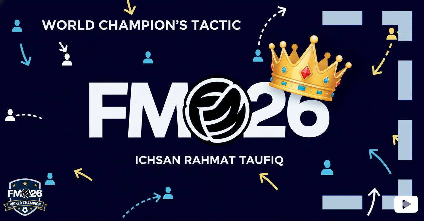 Reigning World Champion Ichsan Rahmat Taufiq’s FM26 Tactic