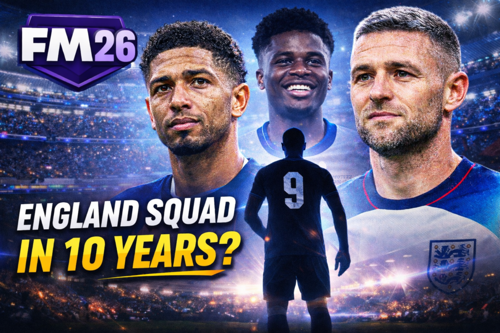 FM26 Predicts the England Squad in 10 Years