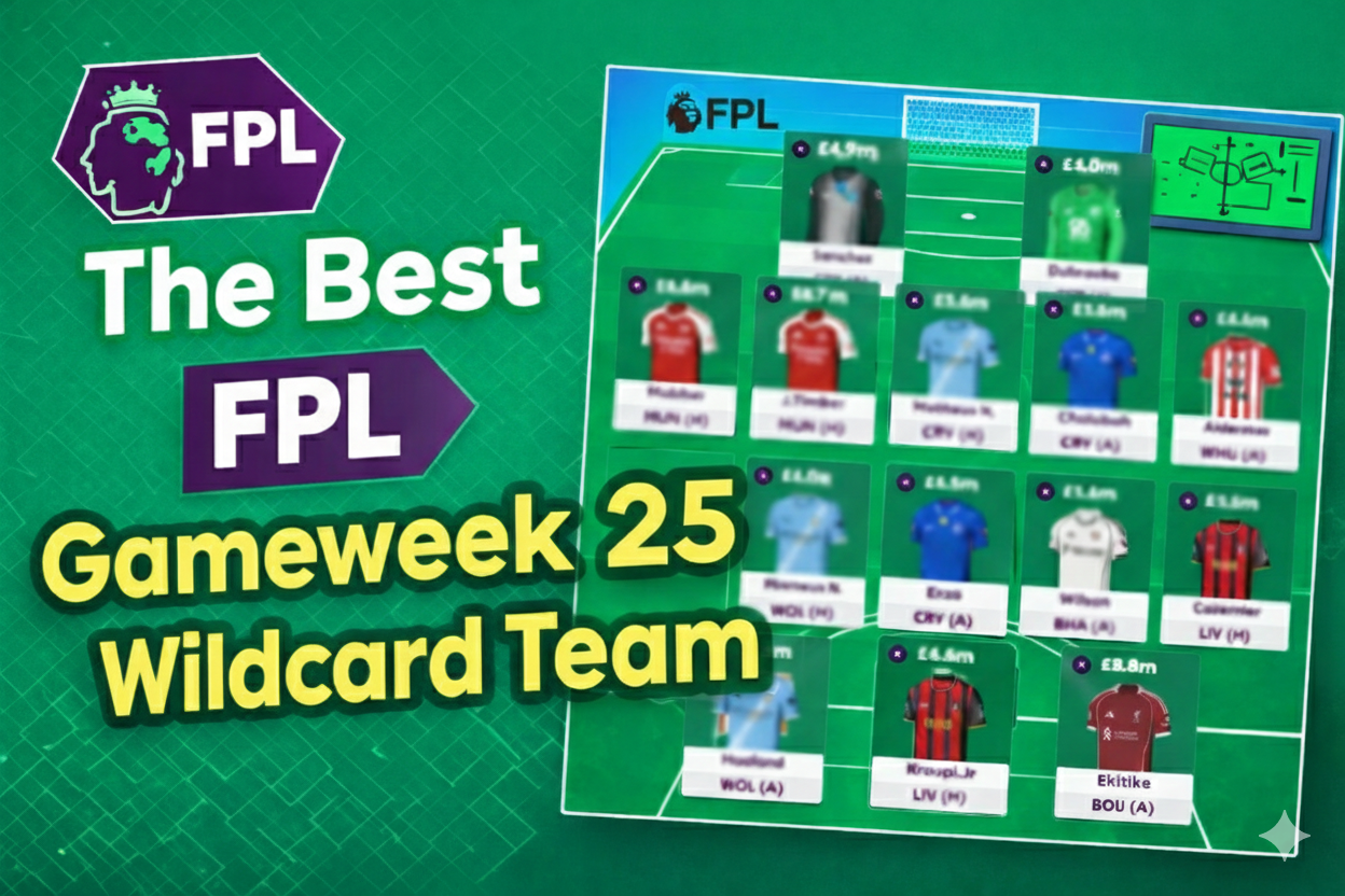 The Best FPL Gameweek 25 Wildcard Team