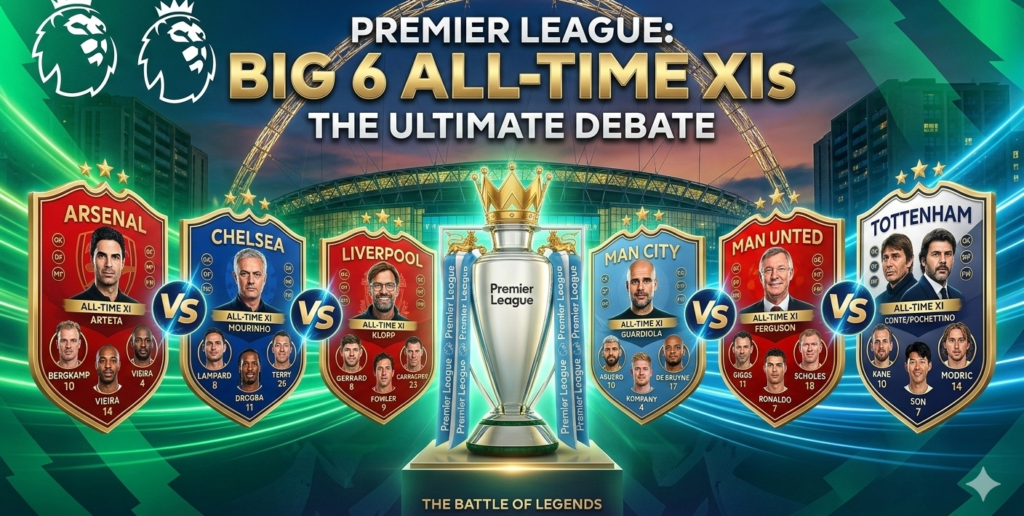Each Big 6 Team’s All-Time Premier League XI