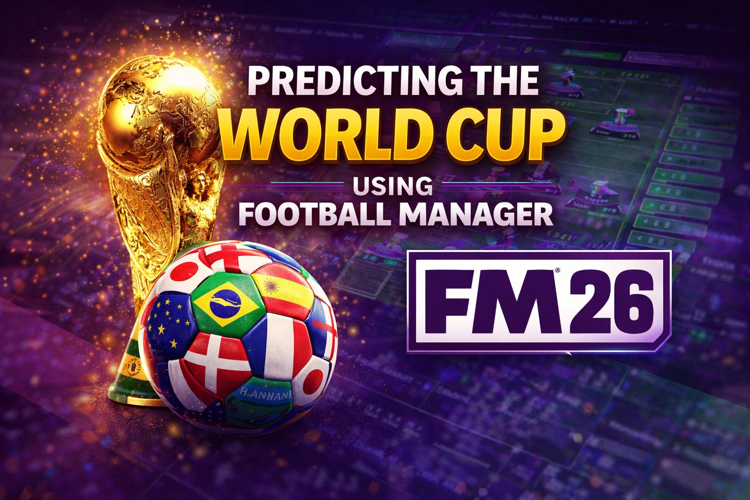 Predicting the World Cup Using Football Manager