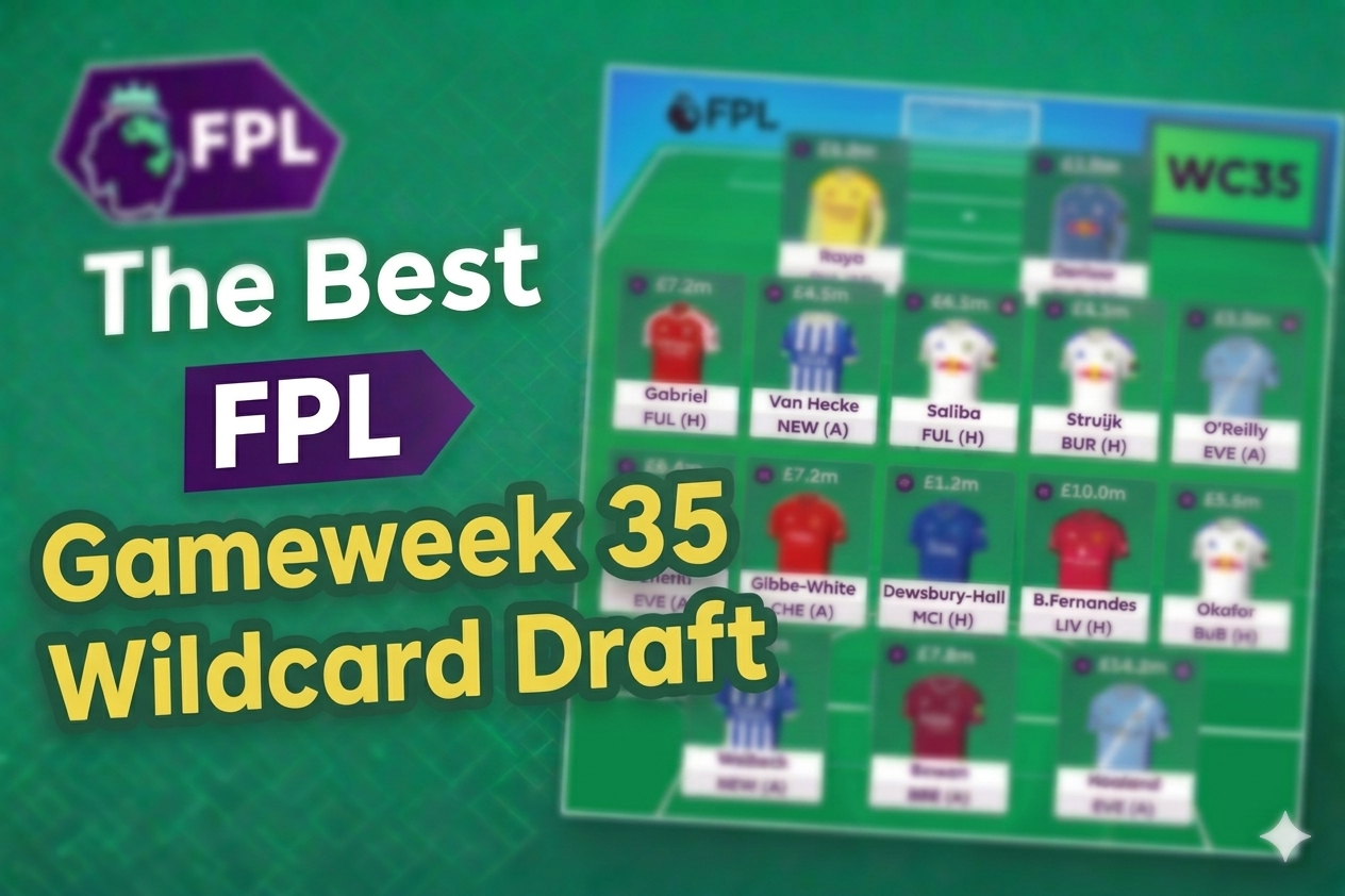 The Best FPL Gameweek 35 Wildcard Draft 
