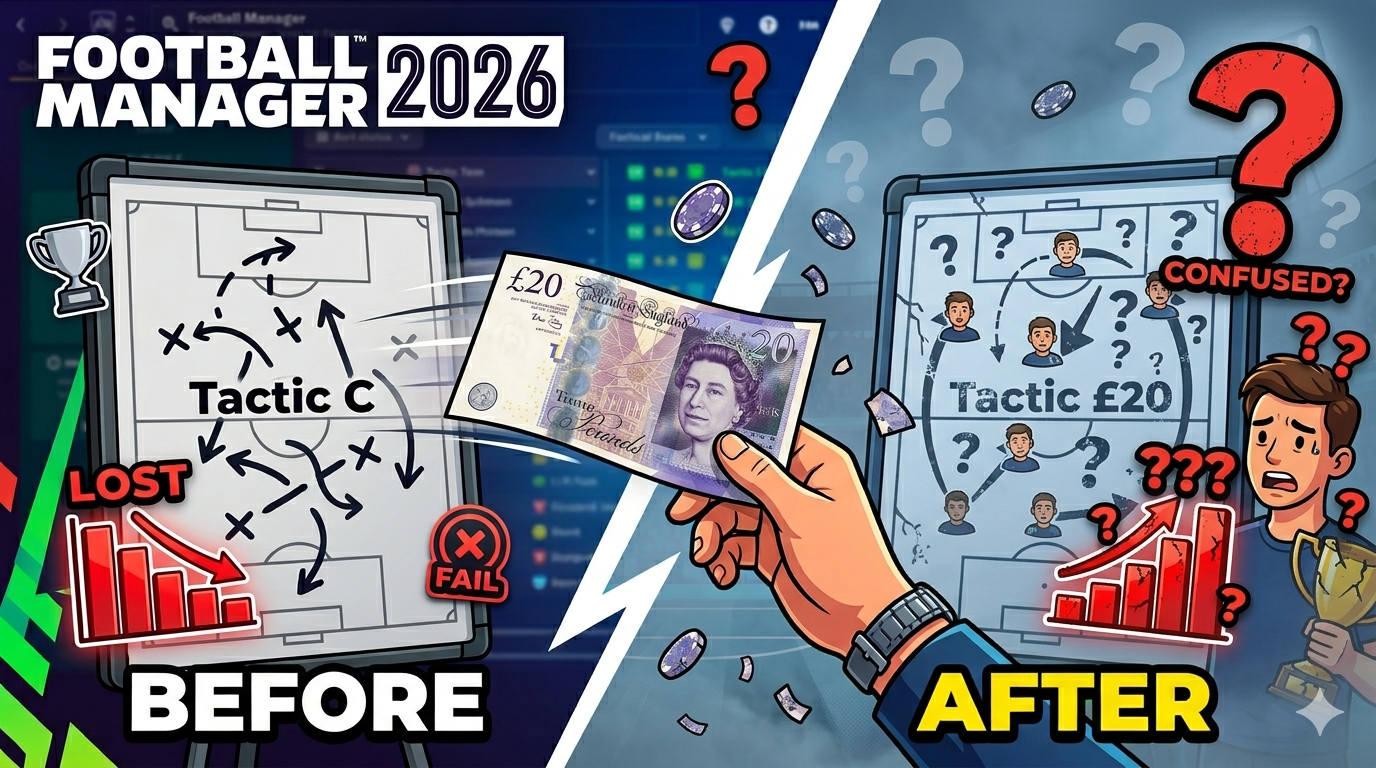Someone Bought a Football Manager Tactic for £20, Here’s what Happened 