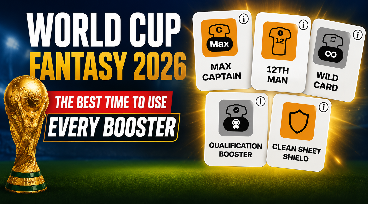 World Cup Fantasy 2026: The Best Time to Use Every Booster